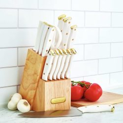 Farberware 15-Piece Triple Riveted Knife Block Set